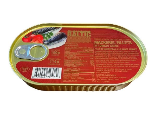 Mackerel in Tomato Sauce 190g