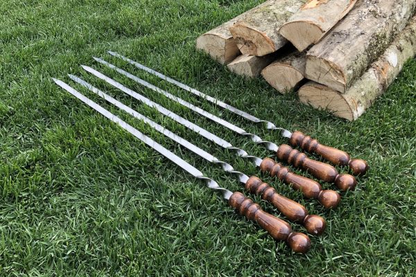10 Шампуров с Деревянной Ручкой Длина 62cm — изображение 10