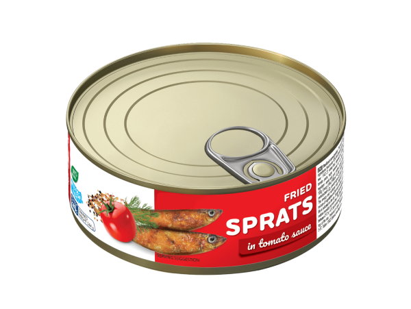 Fried Sprats in Tomato Sauce