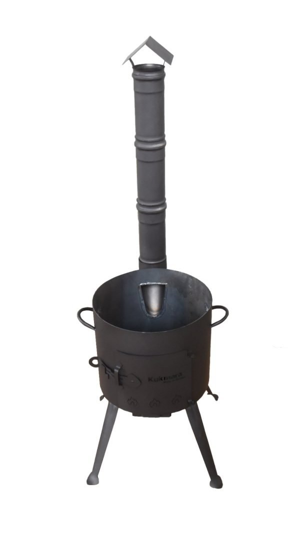Cast Iron Kazan + Uchag With Chimney - Image 10
