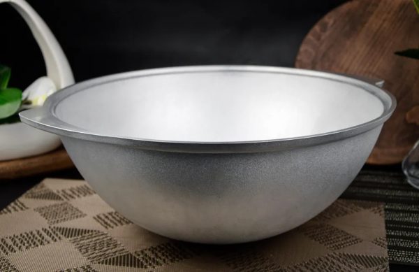 Uzbek Aluminum Kazan With Flat Bottom - Image 3