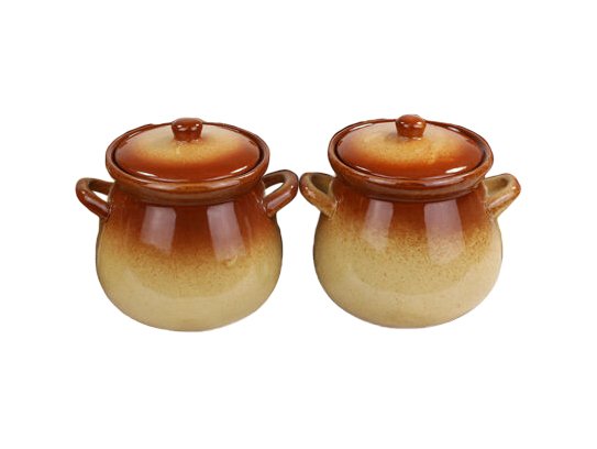Set of Ceramic Pots - "Stolitsa" - 0.65L - 2 pcs. - Image 2