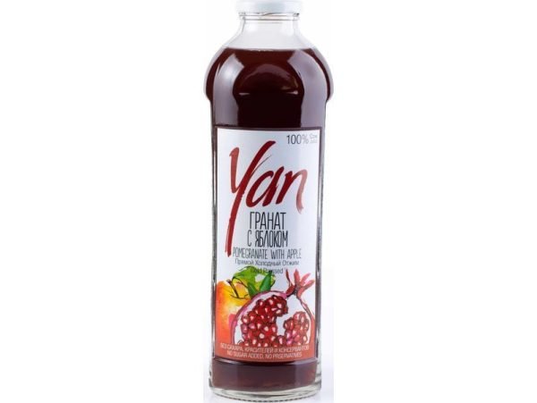 "Yan" Pomegranate and Apple Juice 100%