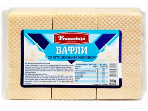 "Franzeluta" Waffles Condensed Milk