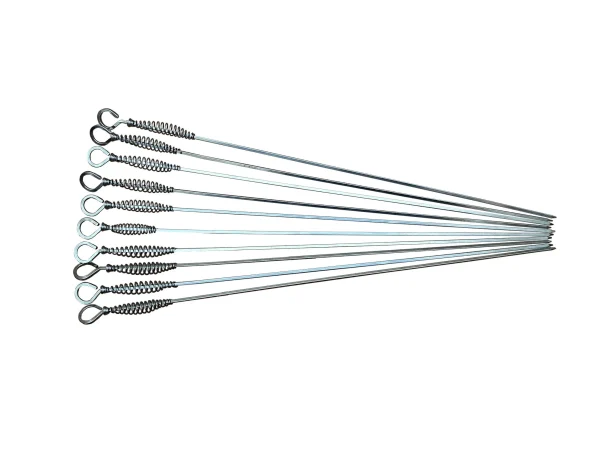 10 Square Shaped Skewers Length 50cm - Image 4