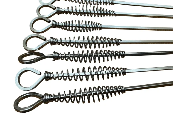 10 Square Shaped Skewers Length 50cm