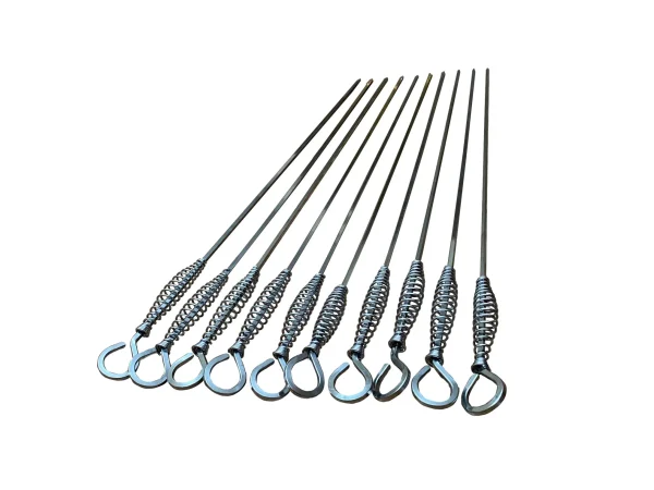 10 Square Shaped Skewers Length 50cm - Image 2