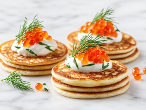 Small Blinis To Garnish