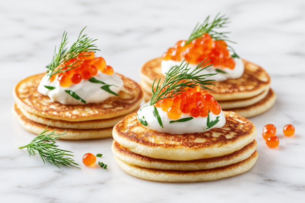 Small Blinis To Garnish
