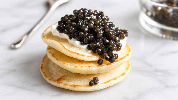 Mini Blinis To Garnish